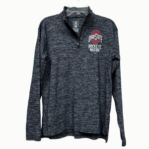 Ohio State Buckeyes Quarter-Zip Pullover Wes & Willy Men’s Size M